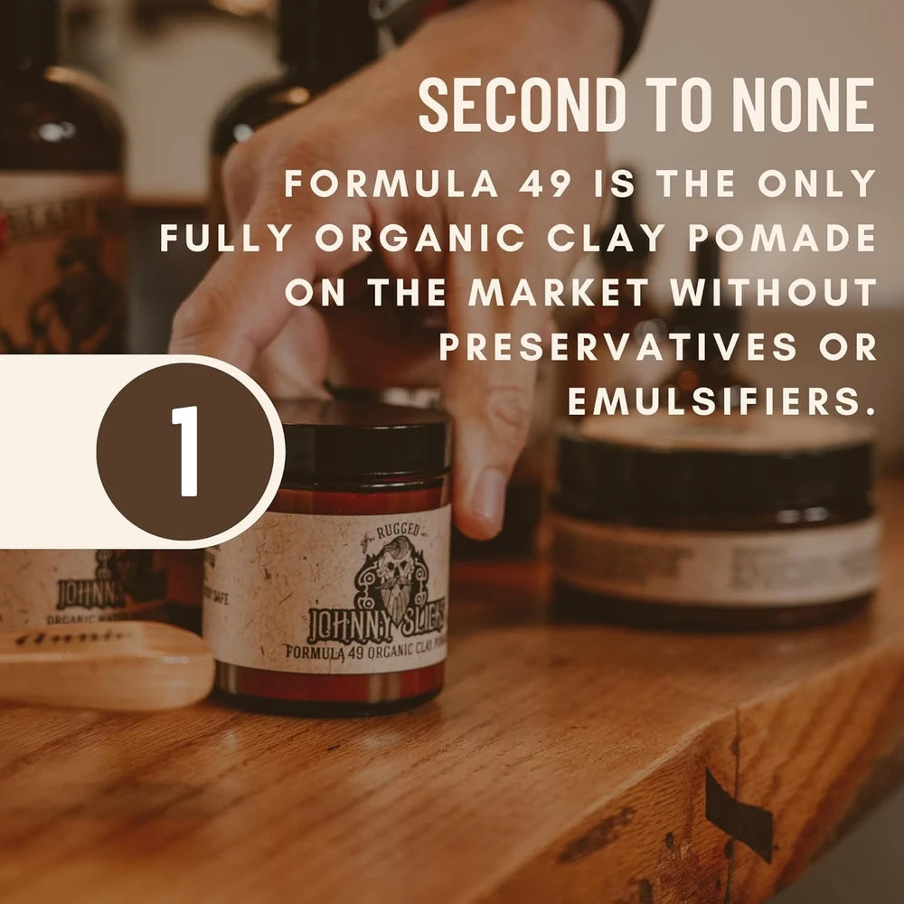 Johnny Slicks Organic Clay Pomade