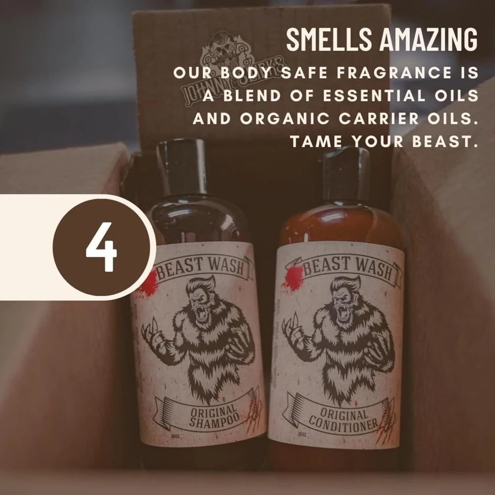 Johnny Slicks Charcoal Body Wash